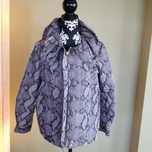 ST. JOHN lightweight snakeskin jacket